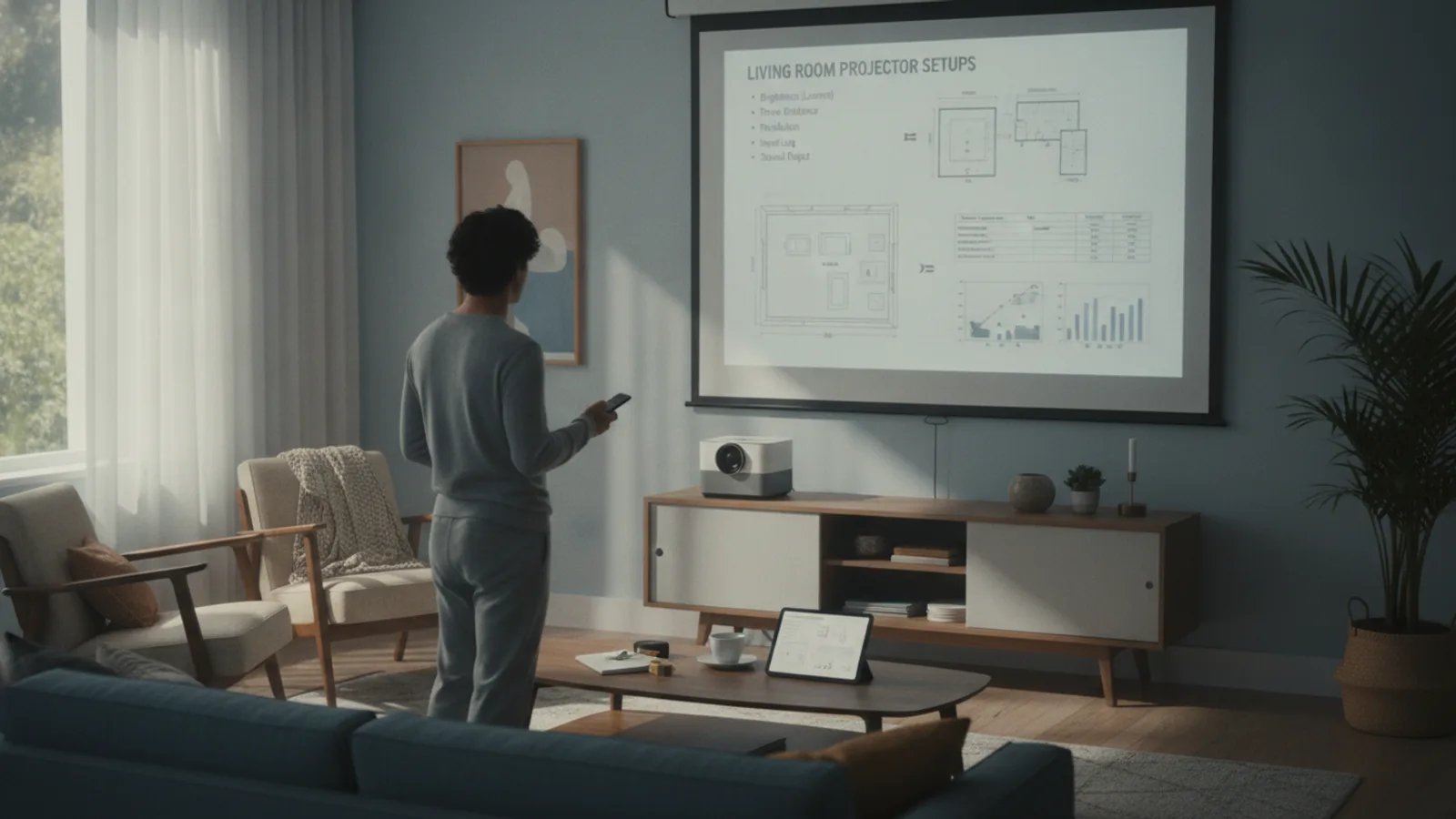 What To Check Before Choosing A Small Projector Setup For A Living Room That Is Used Every Day cover image